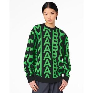 🆕 Marc Jacobs The Monogram Oversized Crewneck